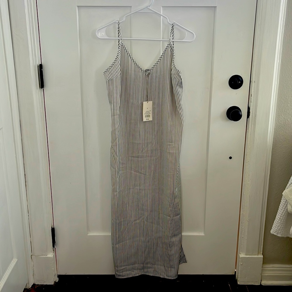 Never worn pinstripe dress